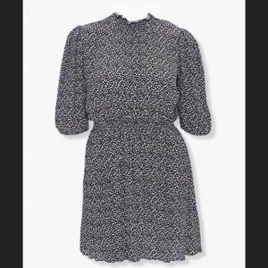 Mock-neck Woven Mini-Dress 1X- New without tags